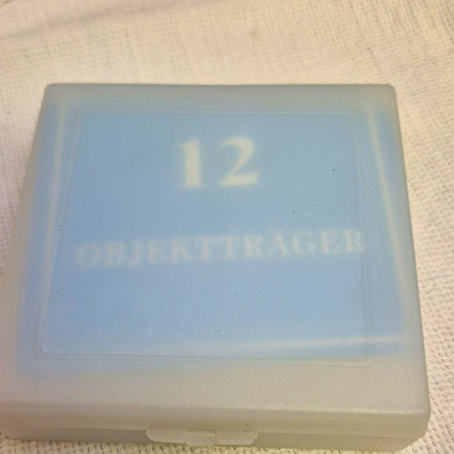 Objektträger für - 12,