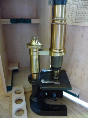 Antikes messing mikroskop - messing-mikroskop, e