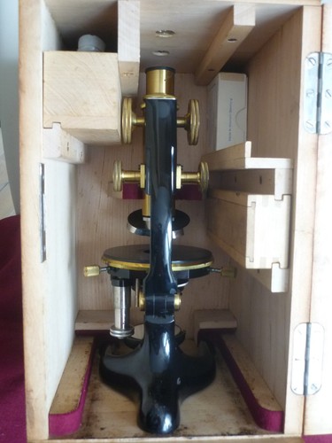 Altes leitz messing mikroskop - altes,