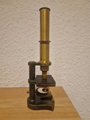 Altes mikroskop messing ca - messing,