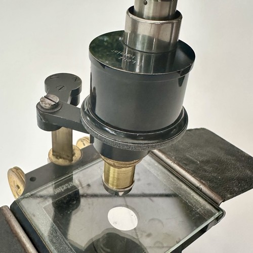 Leitz messing mikroskop - leitz,